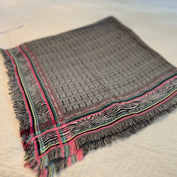 EXPRESS Multicolor Patterned Scarf - Picture 6 of 9